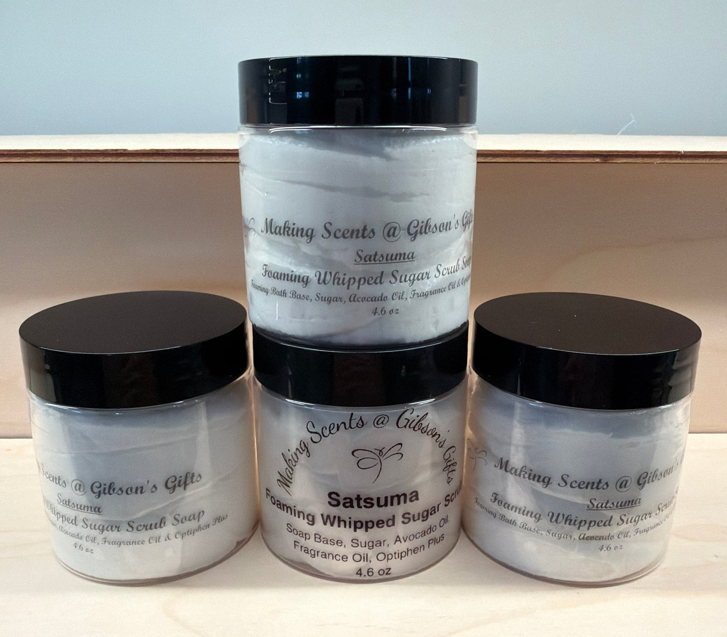 Satsuma Foaming Whipped Sugar Scrub