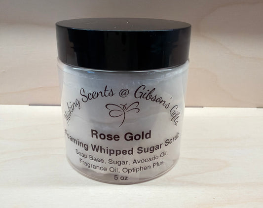 Rose Gold Foaming Whipped Sugar Scrub