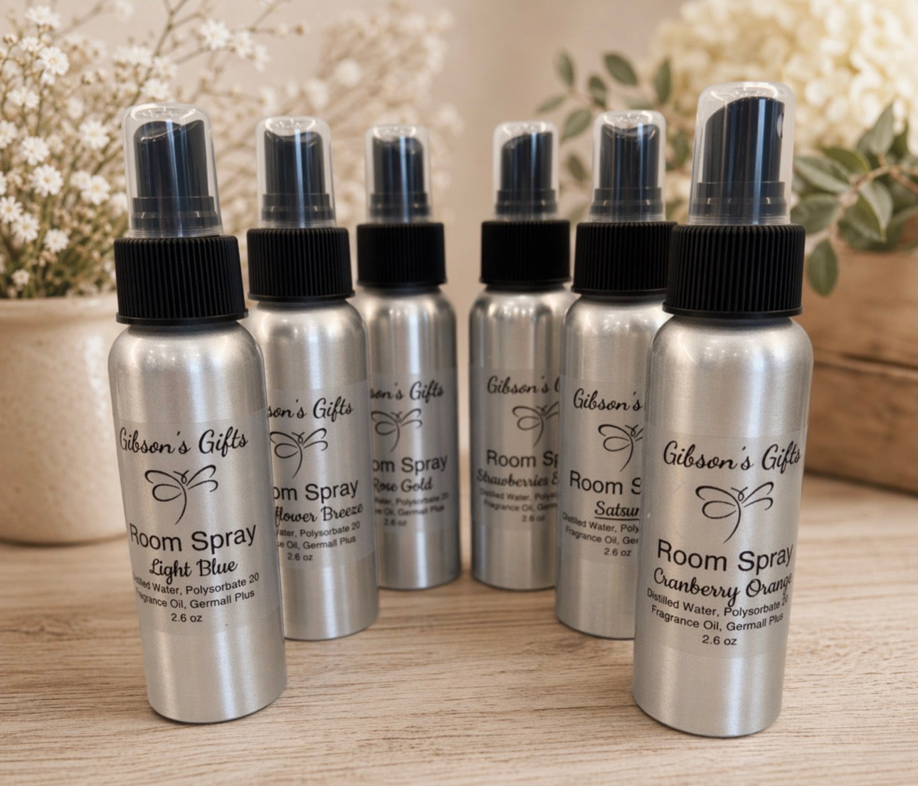 Room Spray - Aluminum Bottle