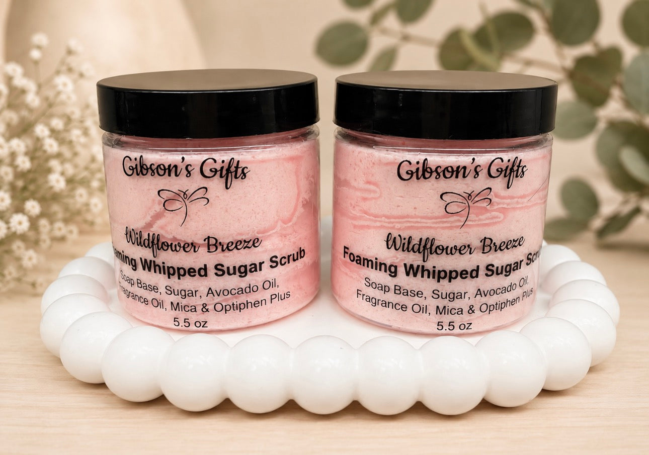 Wildflower Breeze Foaming Whipped Sugar Scrub