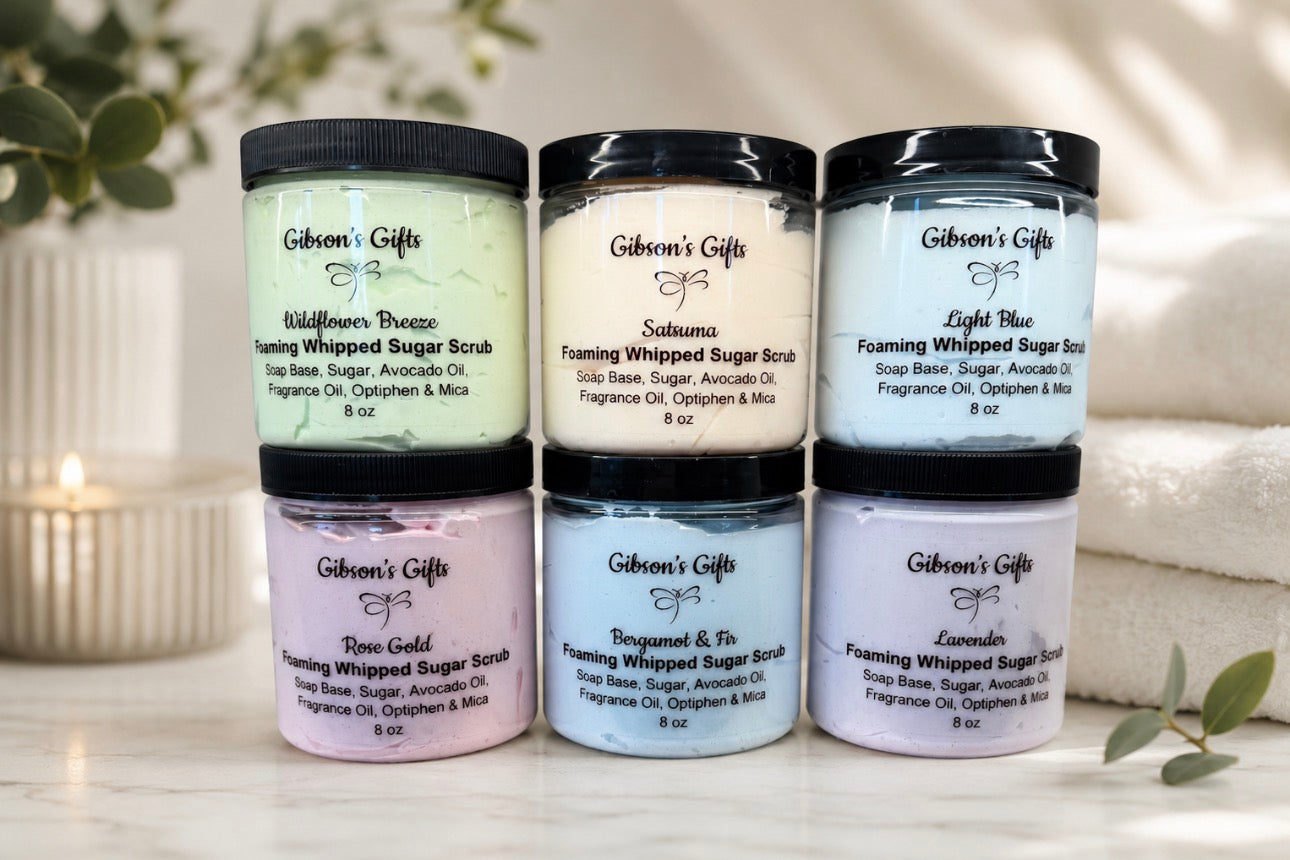 Foaming Whipped Sugar Scrub